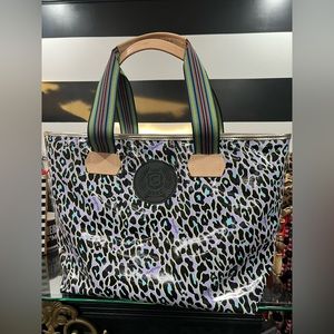SOLD Consulea  Animal print large tote NWOT